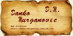 Danko Murganović vizit kartica
